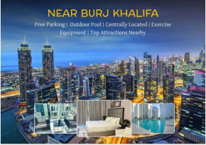Canal View Studio in Business Bay Close to beach